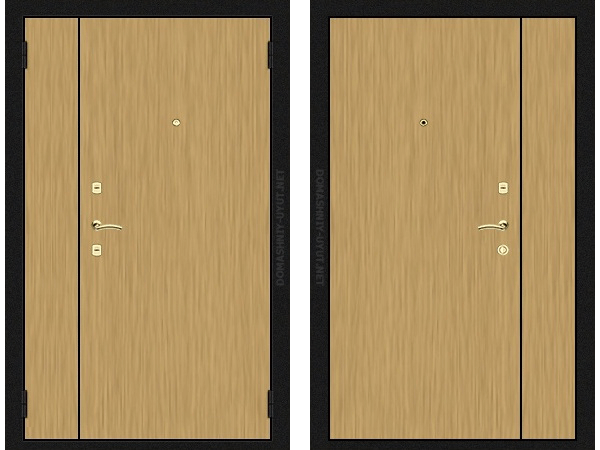Двухстворчатая металлическая дверь ДТ-15